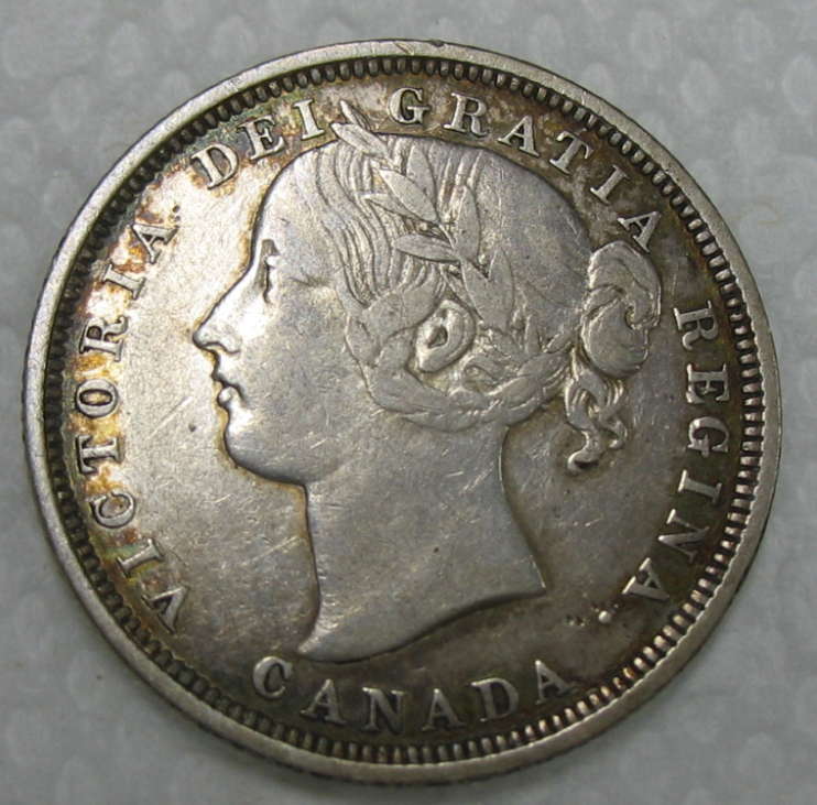 1858--Canadian-20-Cent--Coin-For-Grading/Variety/Value