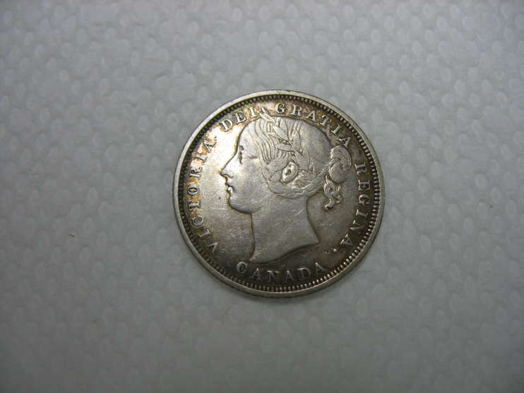 1858--Canadian-20-Cent--Coin-For-Grading/Variety/Value