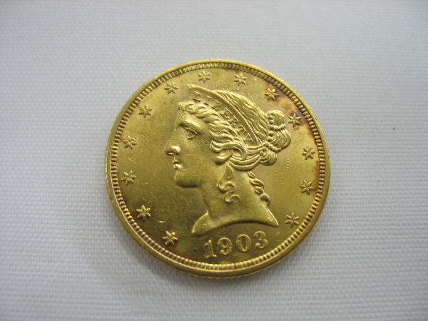 1903-Gold-Half-Eagle,-Grading-Opinion