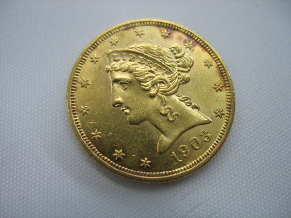 1903-Gold-Half-Eagle,-Grading-Opinion