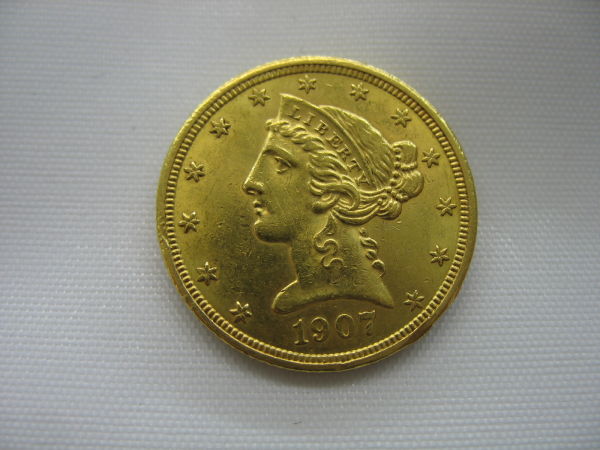 1907-Gold-Half-Eagle,-Grading-Opinion