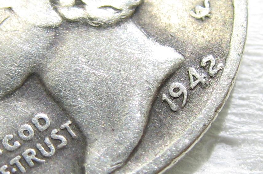 1942-D-Over-1-Mercury-Dime-W/ANACS-Grade