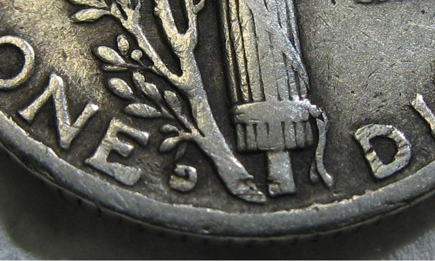 1942-D-Over-1-Mercury-Dime-W/ANACS-Grade