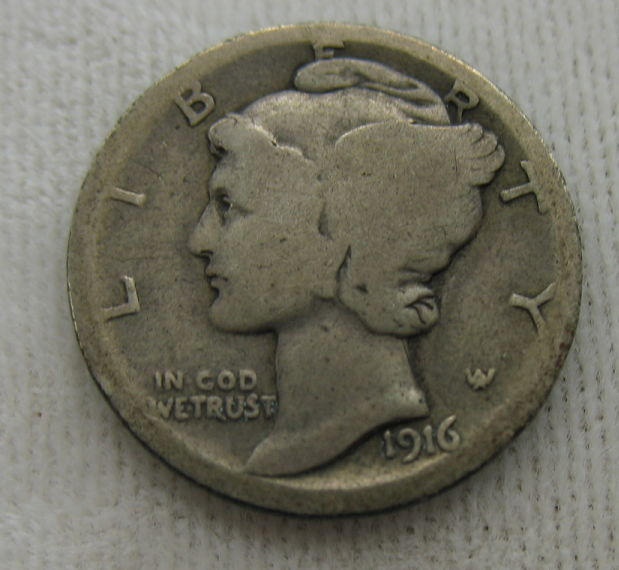 1916-D-Mercury-Dime-For-Grading