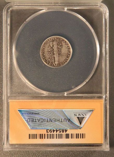 1942-D-Over-1-Mercury-Dime-W/ANACS-Grade