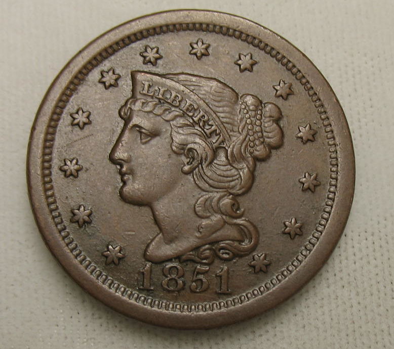 1851-Large-Cent--For-Grading/Variety-Opinions