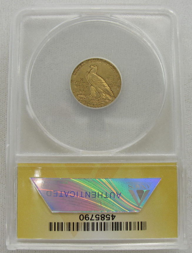 Key-Date-1911-D-Quarter-Eagle-For-Grading---Updated:-Back-From-Grading!