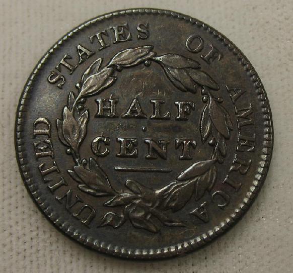1829-Classic-Head-Half-Cent-For-Grading