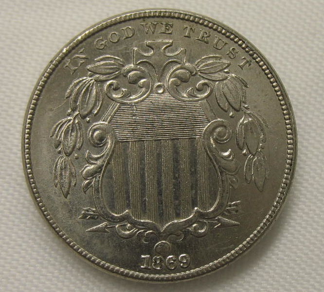 1869-Shield-Nickel-For-Grading