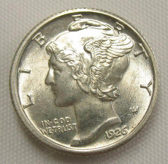 1926-Mercury-Dime-For-Grading.