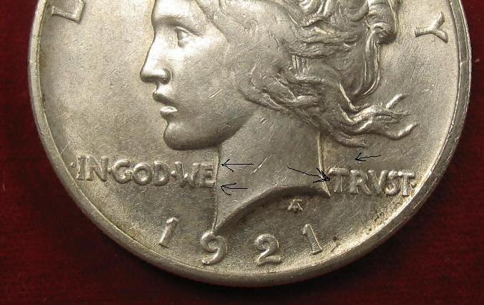 1921-Peace-Dollar-For-Grading-&-Is-It-A-Matte-Proof-OBV-Die?-Rim-Cud-Obv