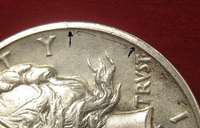 1921-Peace-Dollar-For-Grading-&-Is-It-A-Matte-Proof-OBV-Die?-Rim-Cud-Obv