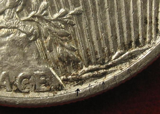 1921-Peace-Dollar-For-Grading-&-Is-It-A-Matte-Proof-OBV-Die?-Rim-Cud-Obv