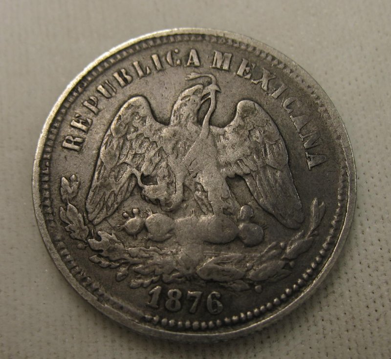 Is-This-The-Very-Rare-1876-Cn-P-Mexican-25-Centavos?-KM-406.2