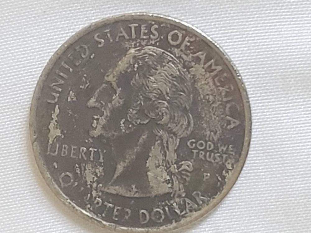 1999-NJ-Quarter-With-Raised-Surfaces-Error/Damage?