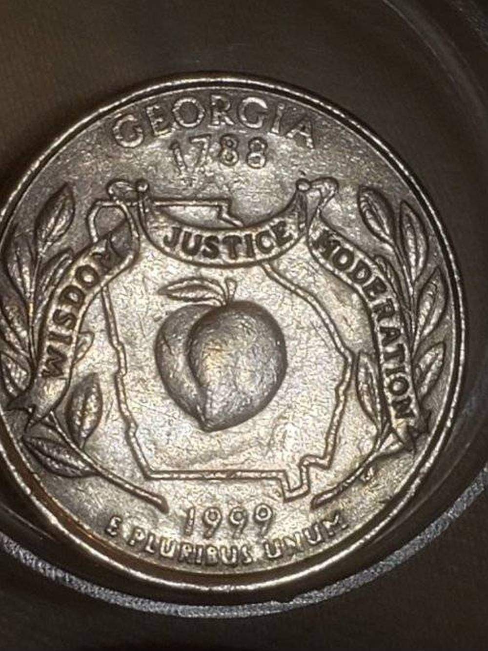 1999-Georgia-P-Quarter-Double-Struck-Missing-Ear?