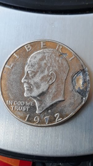 1972-D-Ike-Dollar..error-Or-Damage?