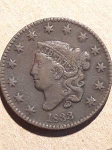 1833-Large-Cent-,-What-Grade-Would-You-Give-This?