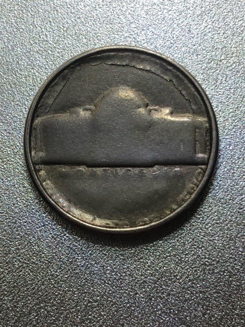 19?-Jefferson-Nickel-Die-Cap-Strike-Through-Both-Sides?