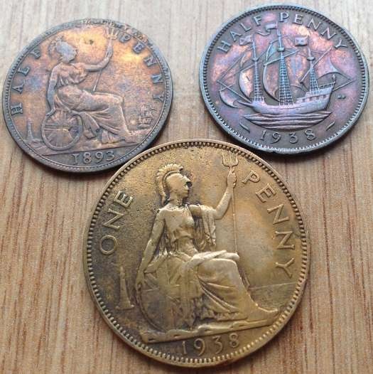 Beautiful-Toned-Penny's-And-Half-Penny's