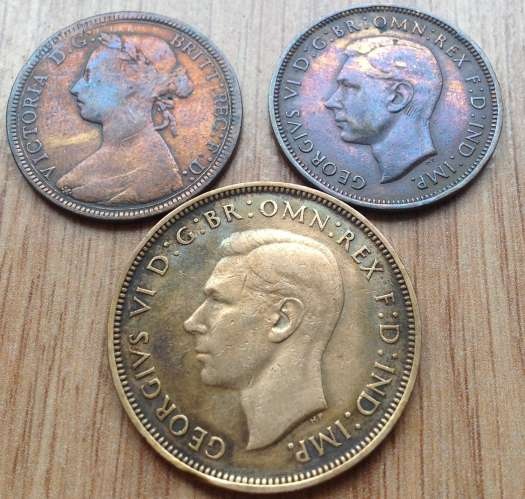 Beautiful-Toned-Penny's-And-Half-Penny's