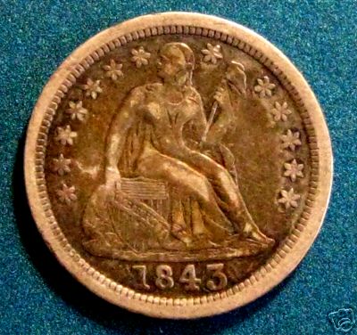 1843-Seated-Liberty-Dime