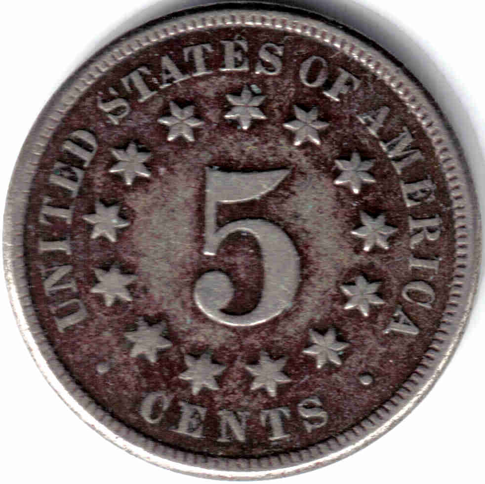 1869-Circulated-Shield-Nickel---Die-Breaks?