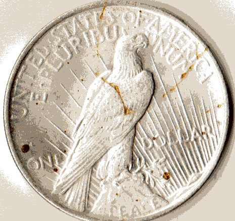 1923-Peace-Dollar---Acrylic-Residue-Or-Glue