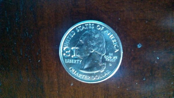 California-State-Quarter-With-31-Stampted-Into-The-Coin