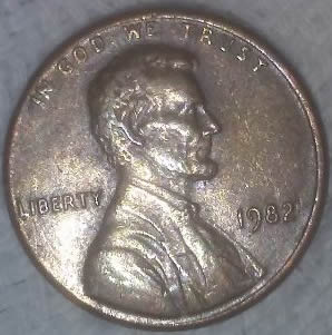 Small-Date-1982-Cent-3.1-Grams