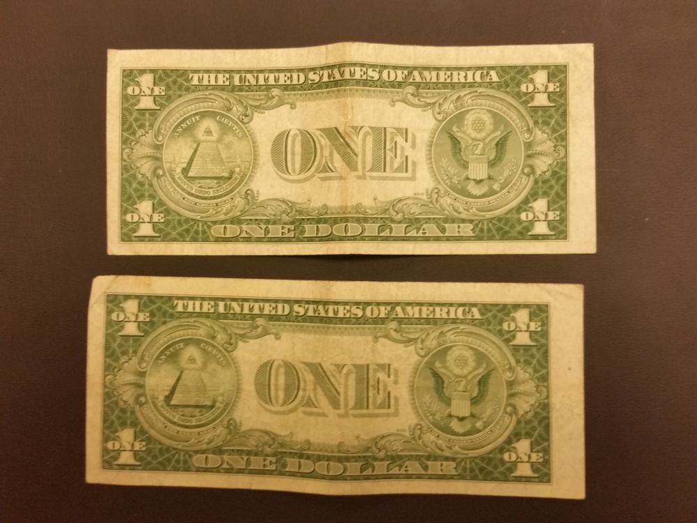 1935e-Miscut-Silver-Certificates