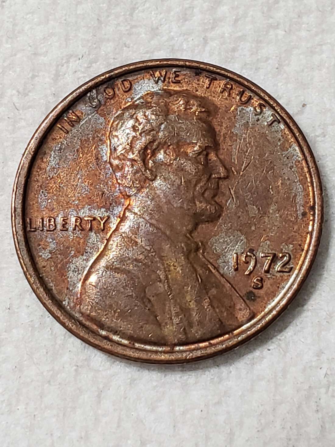 1972-S-Lincoln-Penny---Cladding-Issues?