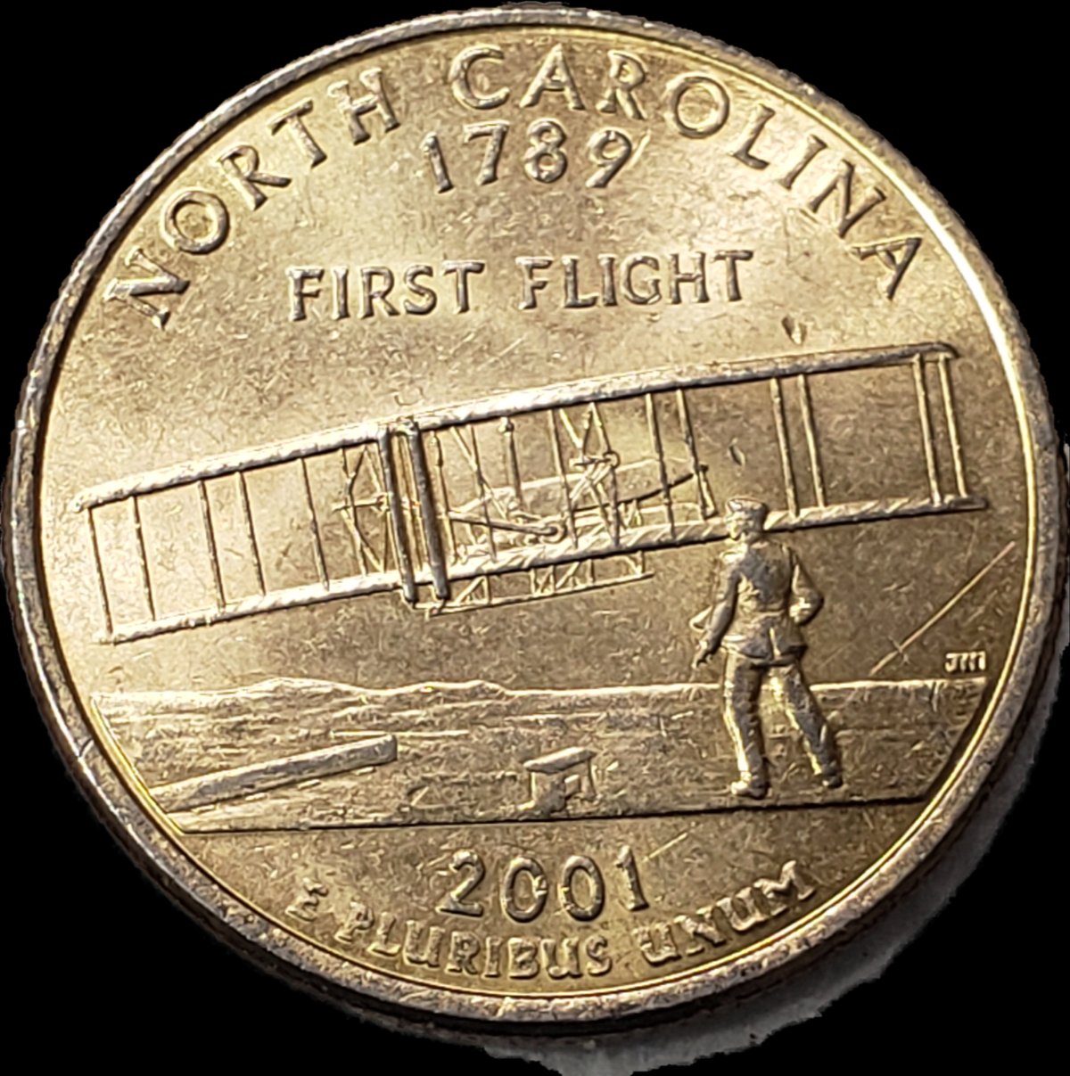 2001-D-North-Carolina-Quarter-,-Color-Error?