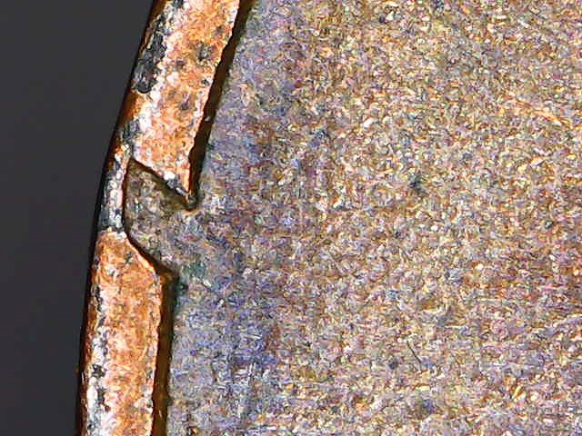1987-D-Lincoln-Cent-With-Weird-Indents-On-Rim?-Both-Obverse-And-Reverse