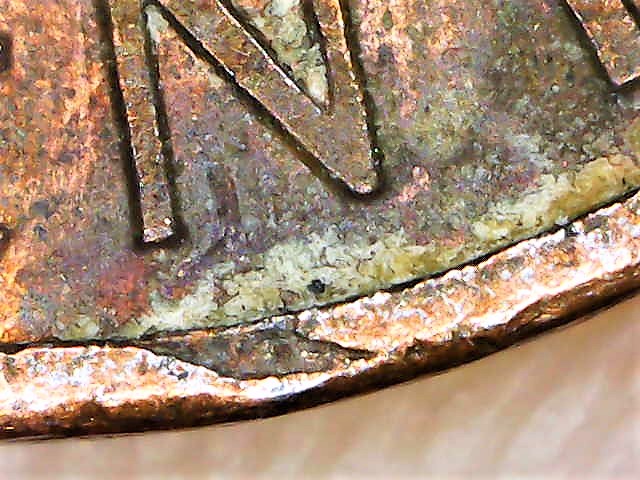 1987-D-Lincoln-Cent-With-Weird-Indents-On-Rim?-Both-Obverse-And-Reverse