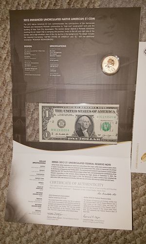 2015-American-$1-Coin-&-Currency-Set-For-8-24.-15ra