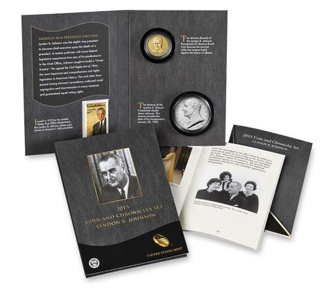 2015-Coin-&-Chronicles-Set---Lyndon-B.-Johnson