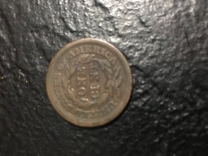Misprint-On-A-1852-Braided-Hair-One-Cent-Piece