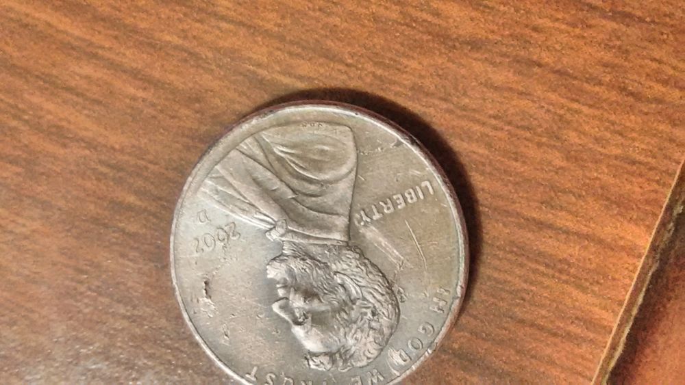 2002-Penny-With-Possible-Dropped-Letters-On-Front-And-Back?