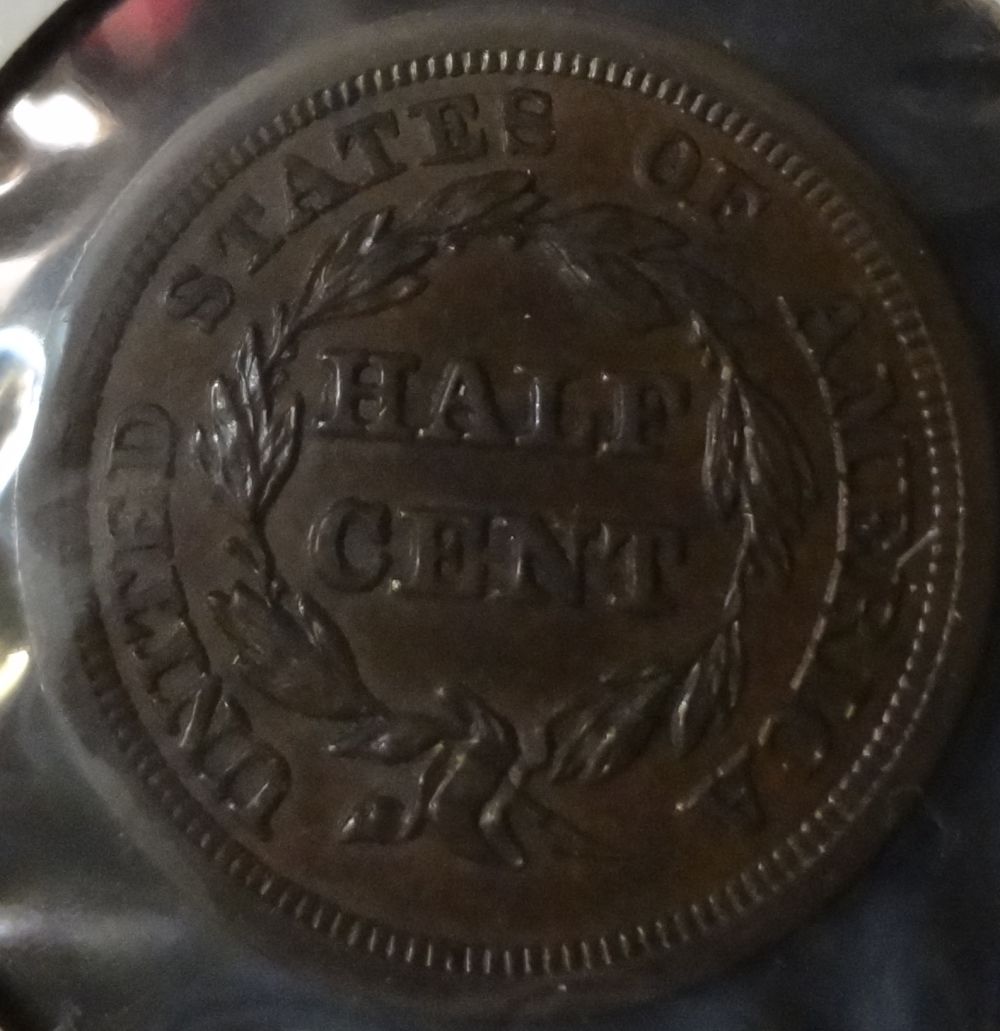 1854-Half-Cent-For-Your-Grading