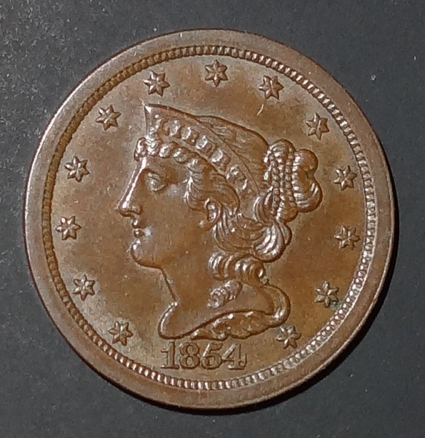 1854-Half-Cent-For-Your-Grading