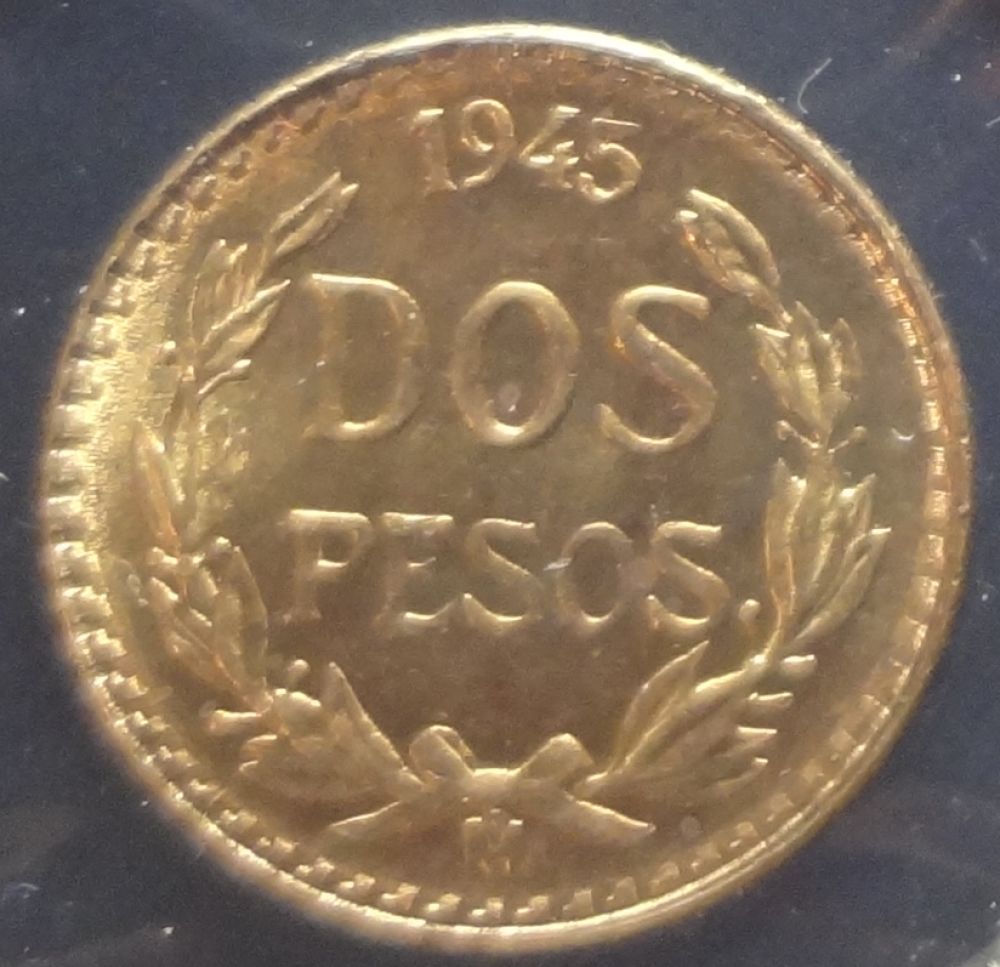 1945-Dos-Pesos-Gold-Coin-For-Review