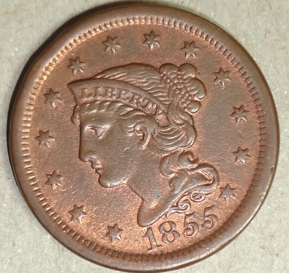 1855-Cent-Raw-Coin-For-Grading