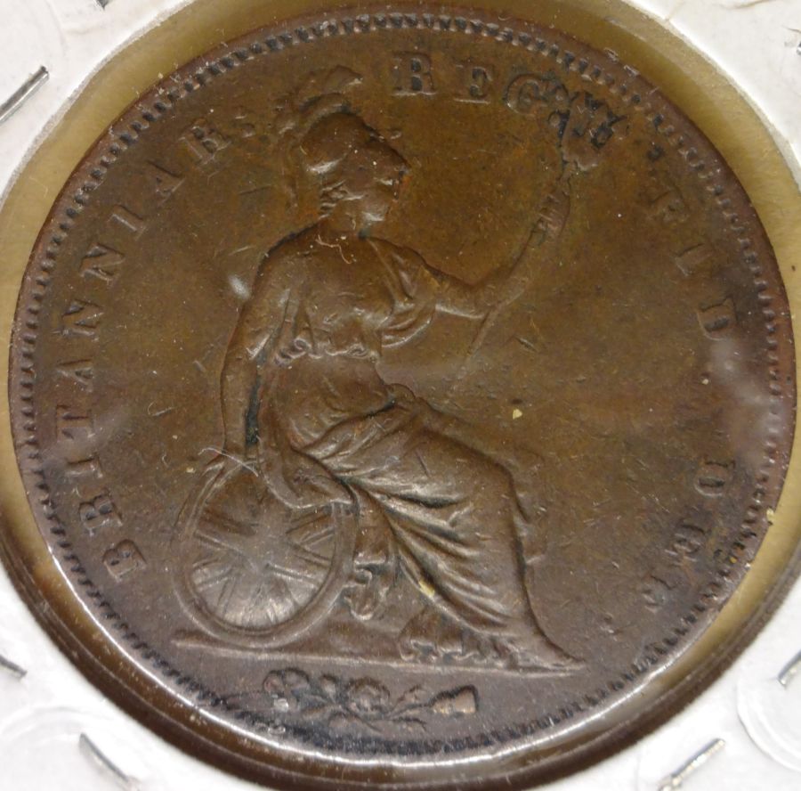 1854-Great-Britain-Penny-For-Review