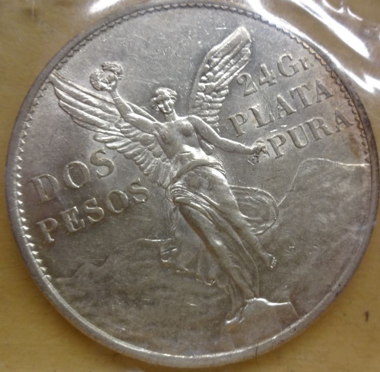 1921-Mo-Mexico-Dos-Pesos-For-Grading