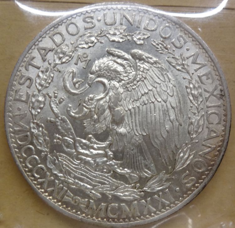 1921-Mo-Mexico-Dos-Pesos-For-Grading
