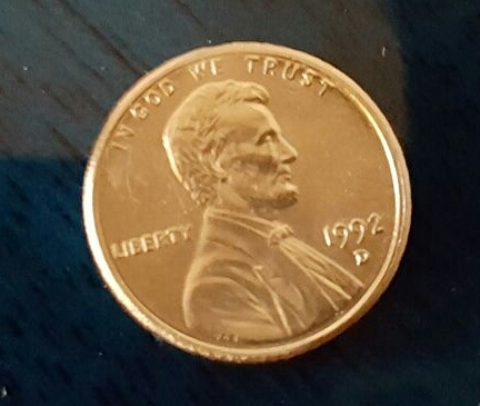 1992-D-Penny-Struck-On-Steel-Planchet?