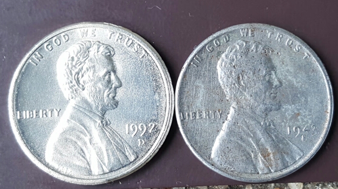 1992-D-Penny-Struck-On-Steel-Planchet?