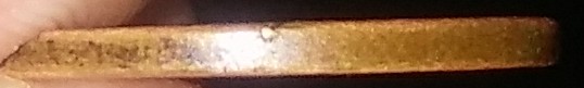 1950-Something-D-Lincoln-Penny-Possible-Struck-Through-Grease?