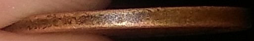 1950-Something-D-Lincoln-Penny-Possible-Struck-Through-Grease?
